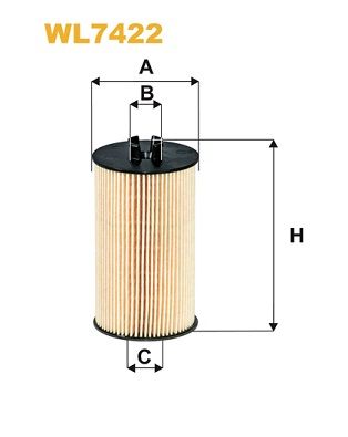 WIX FILTERS Масляный фильтр WL7422